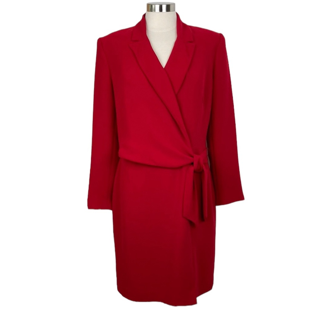 Jones Wear Red Midi Dress tag: 14